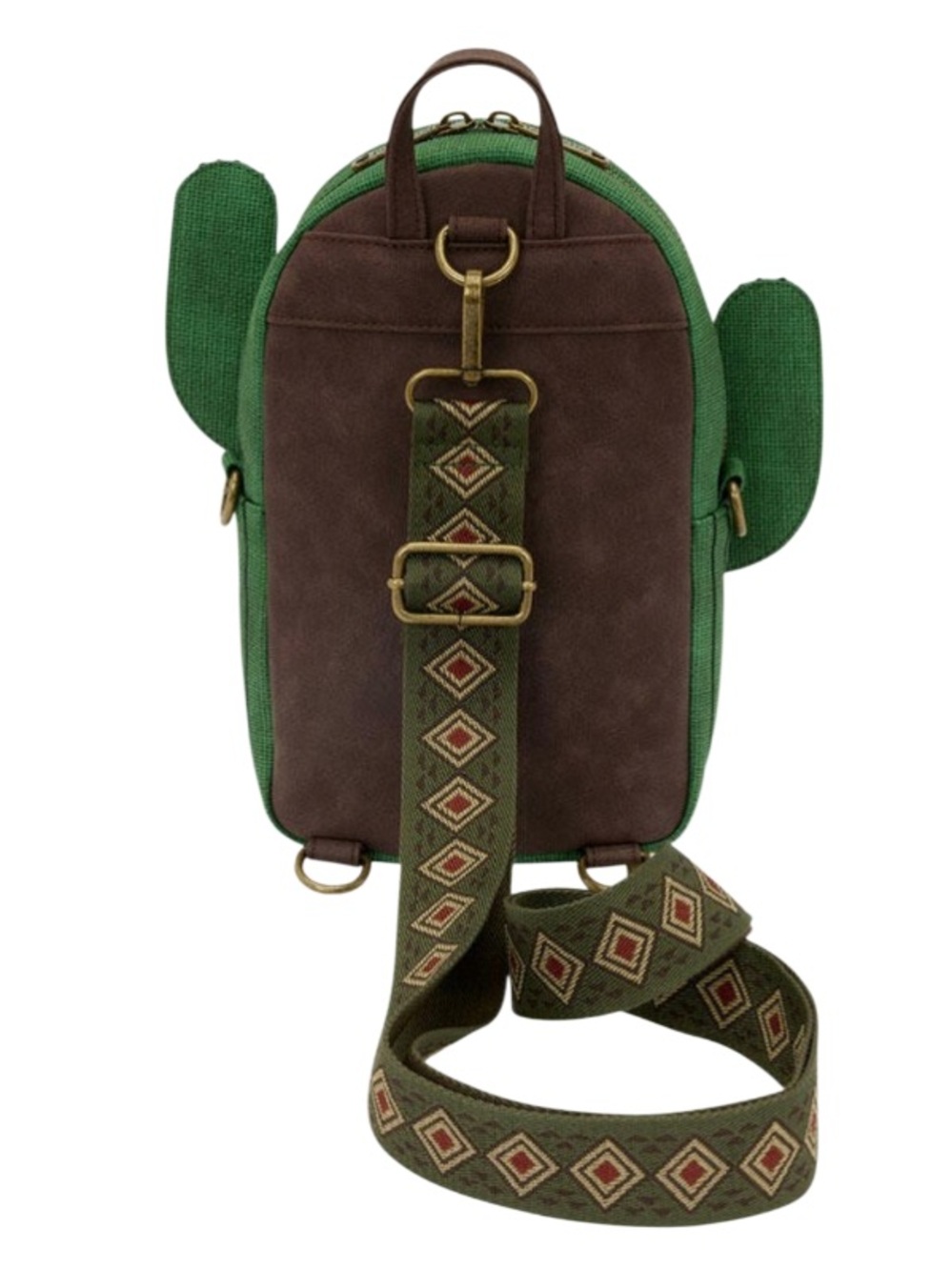 Loungefly Peanuts NWT Sling Bag. Green Cactus. Adjustable. Nostalgic. Giftable - Picture 4 of 7